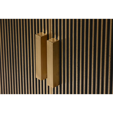 Detail Anrichte Home ESPRIT mit Messinggriffen und Marmor - homely Family Shop