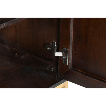 Detailaufnahme Anrichte Home ESPRIT mit Holz und Scharnier - homely Family Shop