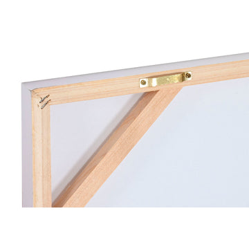 Detail des Leinwandbildes mit Holzrahmen und Aufhängevorrichtung - homely Family Shop