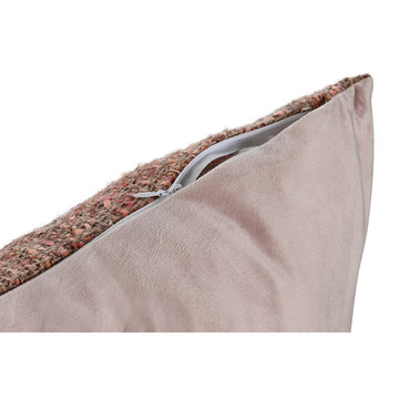 Nahaufnahme: ESPRIT Home Boho Kissen. Texturierter Rand, Reißverschluss.