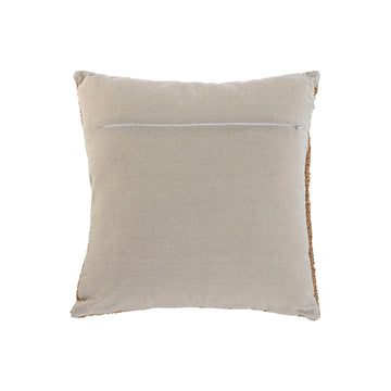 Natürliches ESPRIT Home Kissen, tropisches Design mit beigem Stoff und Stroh-Akzenten.