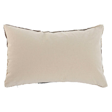 Beige Esprit Home Kissen mit Fransen, 50x30 cm. Dekokissen für Wohnzimmer.