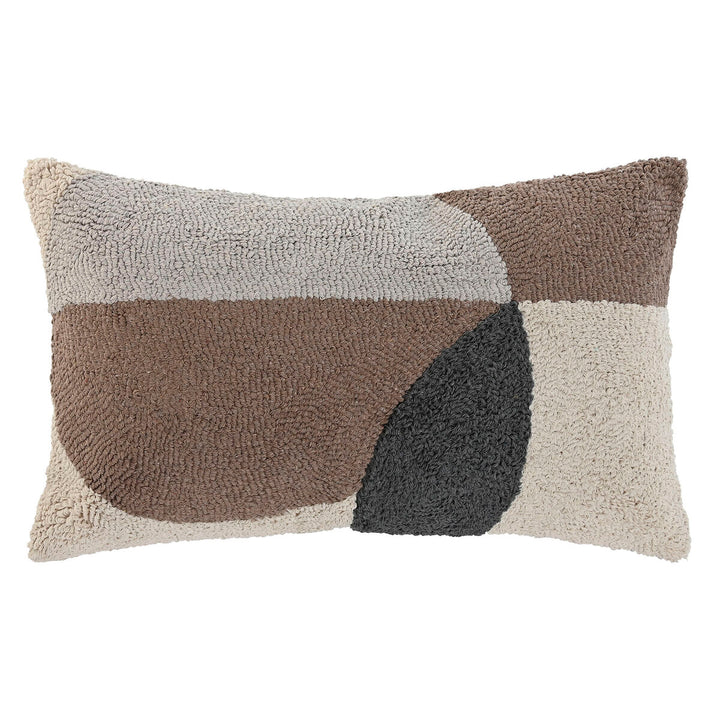 Home ESPRIT Kissen mit geometrischem Muster in neutralen Farben, dekoratives Kissen.