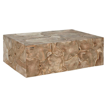 ESPRIT Tischdekoration aus hellem Holz mit Baumringen - homely Family Shop