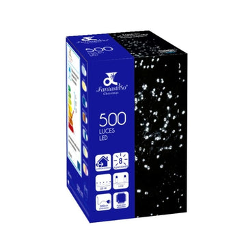 Blaue und weiße LED-Lichterkette mit 8 Funktionen - Fantastiko Christmas Shop