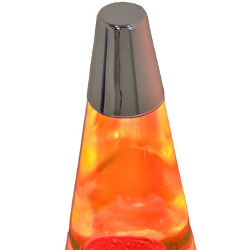 Gelb-rosa Lava-Lampe mit Metall von Alexandra House Living. - homely Family Shop