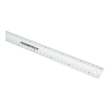 Kader Ferrestock 400 mm, transparent mit schwarzen Markierungen für genaue Messungen.