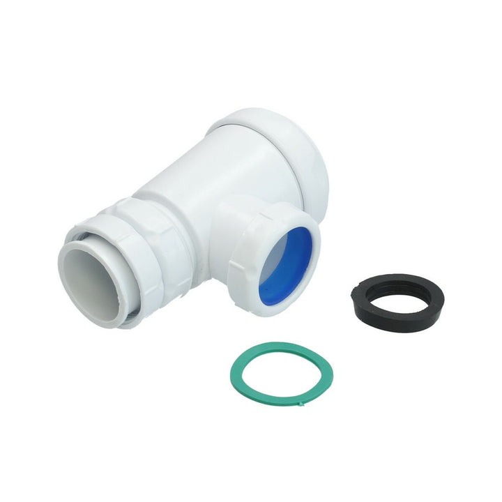Weißer Fontastock 1/2" Spülbecken Siphon mit Dichtungsringen für zuverlässigen Abfluss.