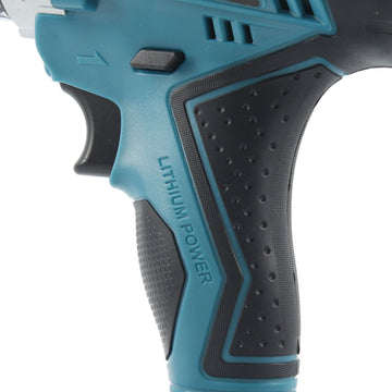 Nahaufnahme Ferrestock Schraubendreher mit ergonomischem Griff und Lithium Power Details.