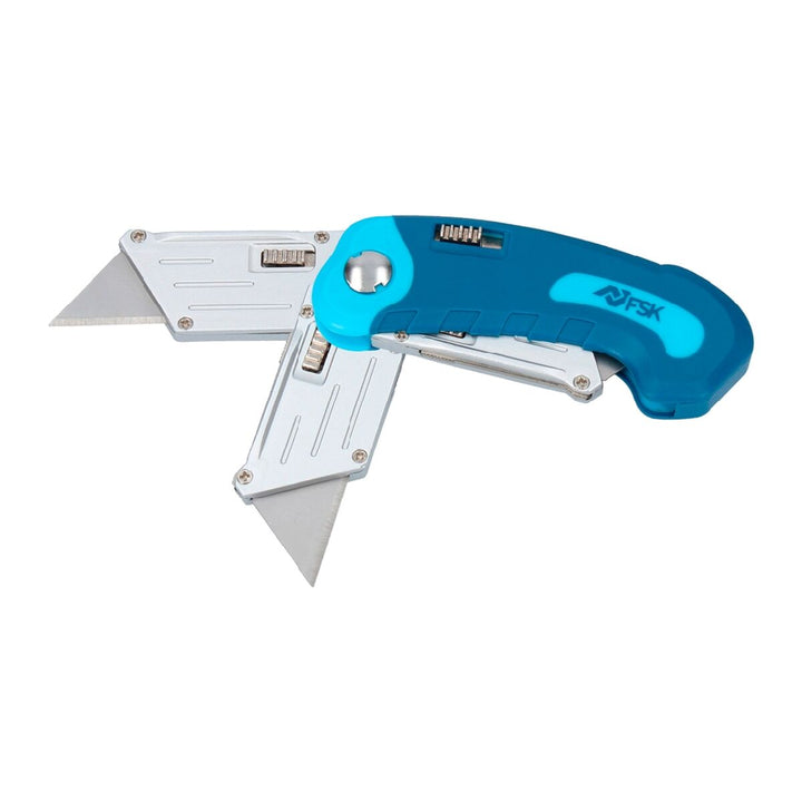 Ferrestock Cutter 19 mm mit blauem Griff und scharfer Klinge.