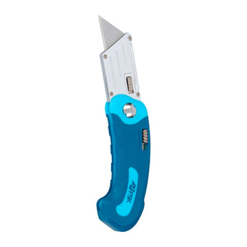 Ferrestock Cutter 19 mm mit blauen Griff und scharfer Klinge. Das Werkzeug ist ideal für präzise Schnitte.
