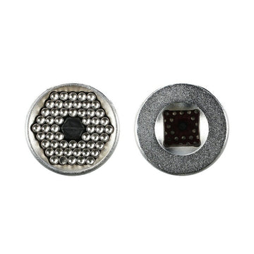 Silberne Ferrestock Steckschlüssel-Nuss aus Stahl (7-19 mm). Werkzeug mit Stahlkugeln.