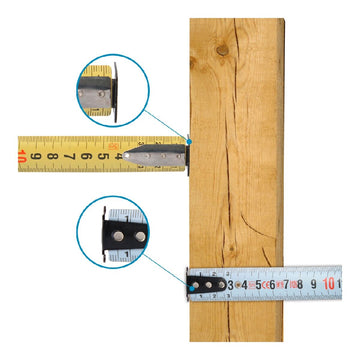 Flexometer Ferrestock ST zum Messen von Holz. Nylon-beschichtetes Maßband mit klarer Skala.