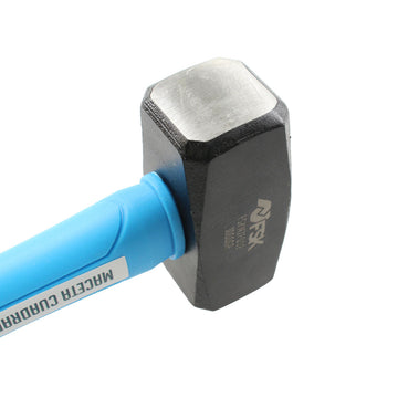 Ferrestock Hammer mit schwarzem Kopf und blauem Griff.