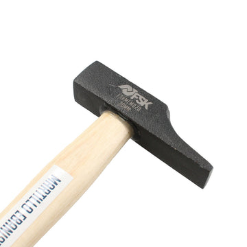 Ferrestock Hammer mit Holzgriff und schwarzem Kopf, Durchmesser 20 mm. FSK Werkzeug.