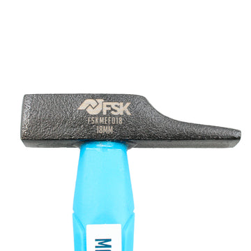 Ferrestock Hammer, Ø 18mm. Schwarzer Kopf und blauer Griff.