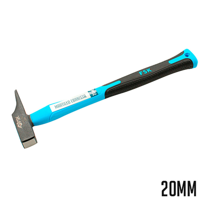 Blauer Ferrestock Hammer Ø 20 mm mit ergonomischem Griff und markantem Hammerkopf.