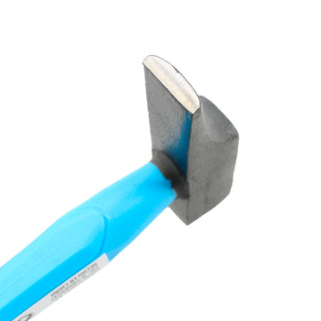 Ferrestock Hammer mit blauem Griff. Der Hammerkopf hat eine besondere Form.