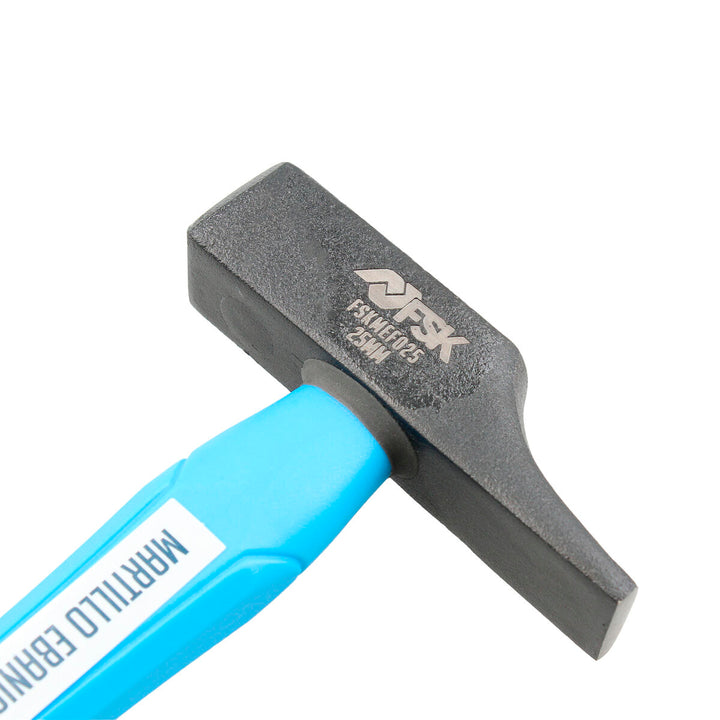 Ferrestock Hammer mit blauem Griff und 25 mm Durchmesser für Heimwerker.
