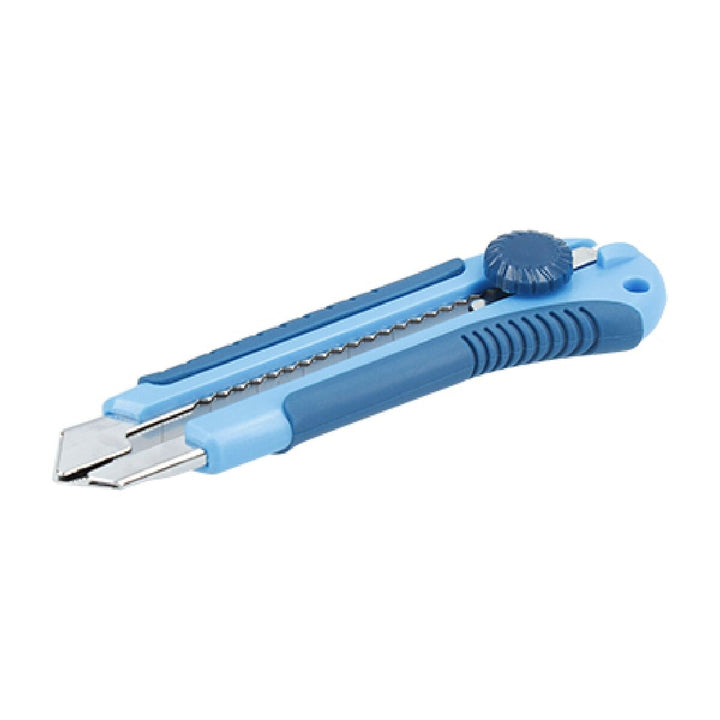 Blauer Ferrestock Cutter 25 mm mit strukturierter Grifffläche und scharfer Klinge.