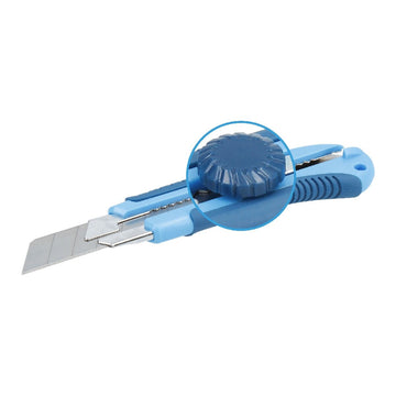 Blauer Ferrestock Cutter 25 mm mit scharfer Klinge und Einstellrad für präzise Schnitte.