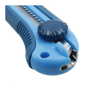 Blauer Ferrestock Cutter 25 mm mit Drehrad zur Klingeneinstellung und scharfer Metallklinge.