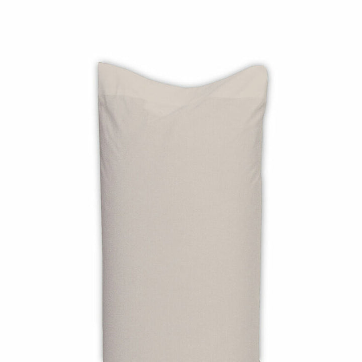 Beiger Leinen Kissenbezug, Happy Home, 50x75 cm, 2er-Set. Schlichtes Design.