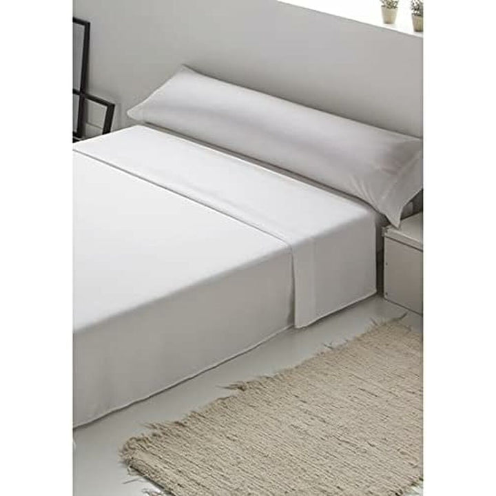 Weißes Bettwäsche-Set King Size Hosteline IRIS. Schlichte, elegante Bettwäsche.