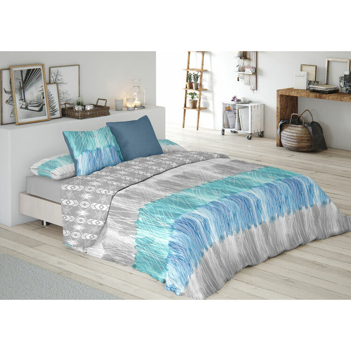 Blauer Pierre Cardin TOPACIO Bettdeckenbezug 150x230 cm mit modernem Muster.