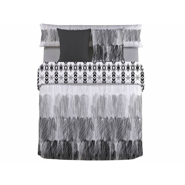 Pierre Cardin Bettwäsche TOPACIO Schwarz mit modernem Muster und 144 Fäden Details.