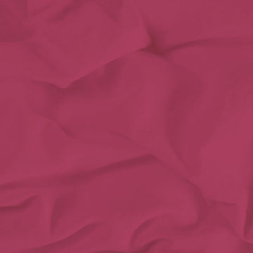Nahaufnahme: Cerise Spannbettlaken für Einzelmatratze mit weicher Textur.