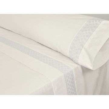 Pierre Cardin ELISA Senf King Size Bettwäsche-Set mit geometrischem Muster.