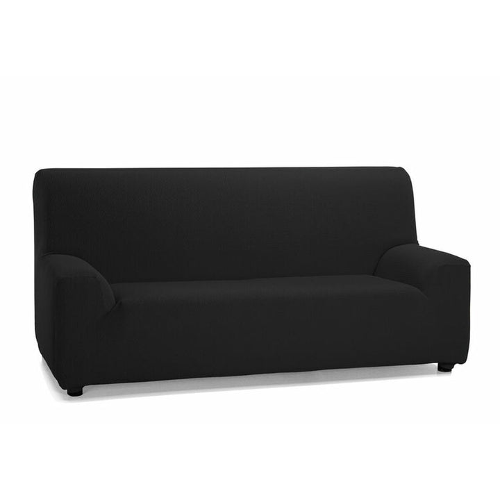 Schwarzer Sofabezug OLIMPO. Elastischer Bezug mit Textur für optimalen Schutz.