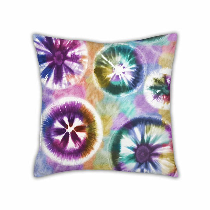 Bunter Pierre Cardin Kissenbezug ELECTRA (50x50 cm) mit lebendigem Tie-Dye Muster.
