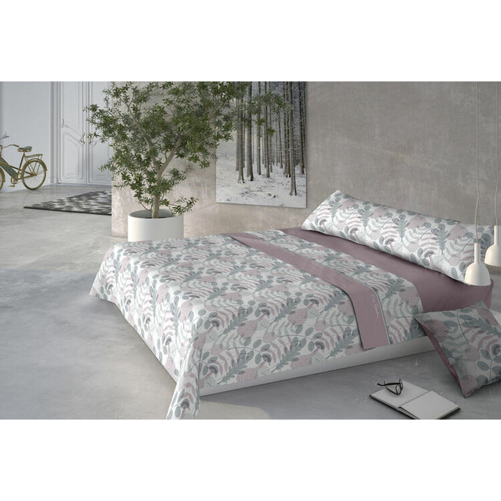 Rosa Pierre Cardin CORALINA NESTOR Bettwäsche-Set mit floralem Muster für Doppelmatratze.