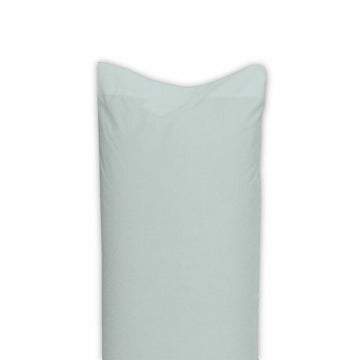 Hellgrauer Kissenbezug, Happy Home, 45x85 cm. Elegantes Design für Ihr Zuhause.