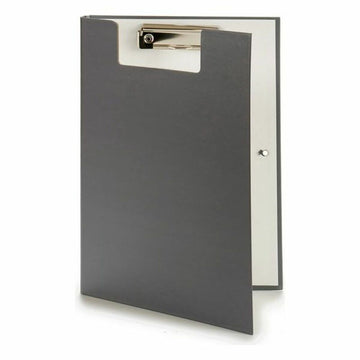 Pincello Faltblatt mit Metallklemme und Grauem Einband - homely Family Shop