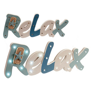 Holzschilder mit LED Lichtern und Seestern Dekor - homely Family Shop