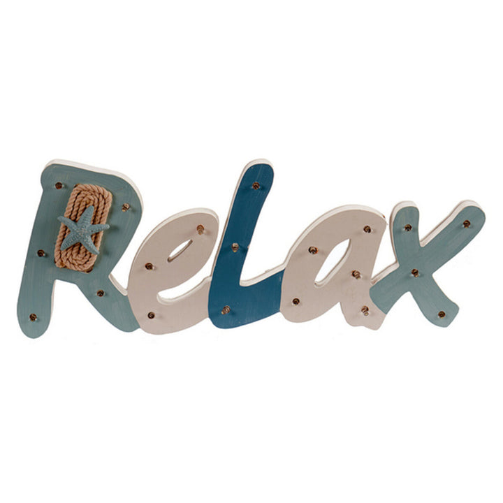Holzschild mit LED Lichtern und Seestern Deko - Homely Family Shop