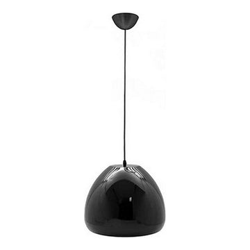 Moderne, schwarze Pendelleuchte mit glänzendem Schirm - homely Family Shop