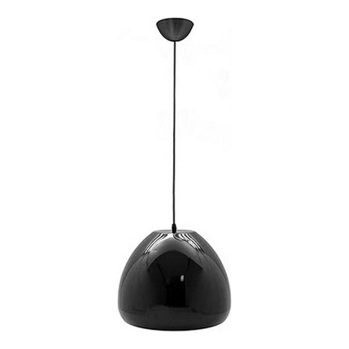 Moderne, schwarze Pendelleuchte mit glänzendem Schirm - homely Family Shop