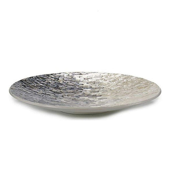 Dekorativer Tisch mit silberner Mosaikoberfläche - Homely Family Shop