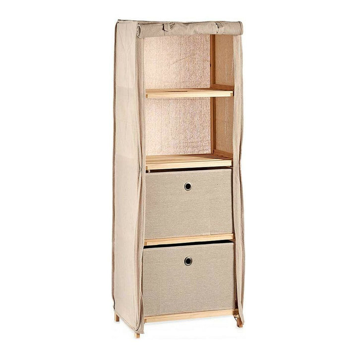 Regal Kipit MH10228CF-1 aus Holz mit Stoffschubladen - homely Family Shop