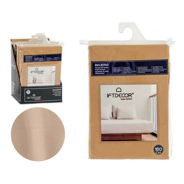 Beige Bettlaken von Giftdecor, 150 cm. Extra weich und farbecht.