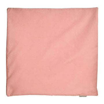 Rosa Kissenbezug, quadratisch. Schlichtes Design für Ihr Zuhause. 