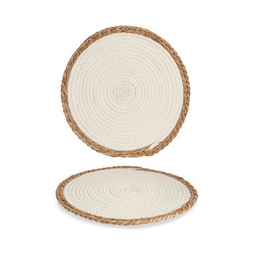 Dekorative Tischsets mit geflochtenem Rand für Zuhause - homely Family Shop