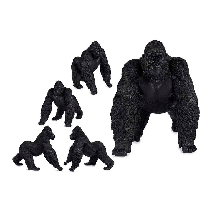 Schwarze Gorilla Harz Figur als Deko - Homely Family Shop
