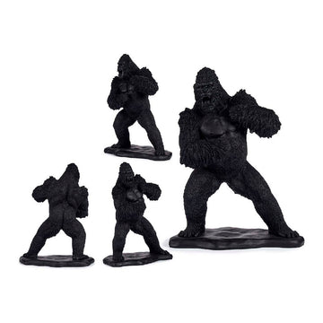 Schwarze Gorilla Harz Deko-Figur in verschiedenen Posen - homely Family Shop