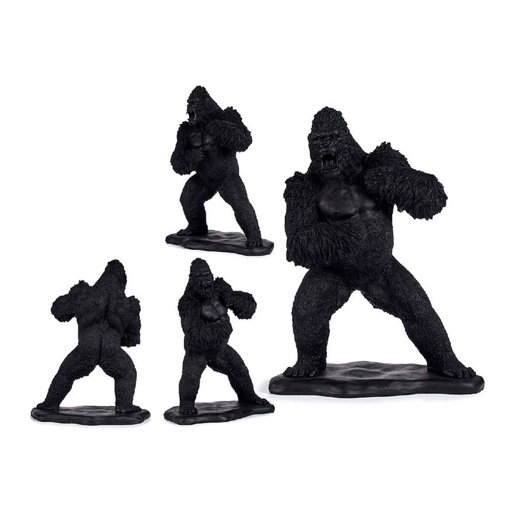 Schwarze Gorilla Harz Deko-Figur in verschiedenen Posen - homely Family Shop
