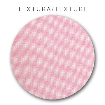 Rosa Sesselhusse LEVANTE Stoff Nahaufnahme. Weiche Textur der Husse.